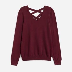 Mia Back Detail Pullover